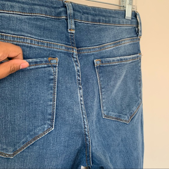 Free People Straight Crop Raw Hem Jeans Sz W27 - Picture 11 of 14